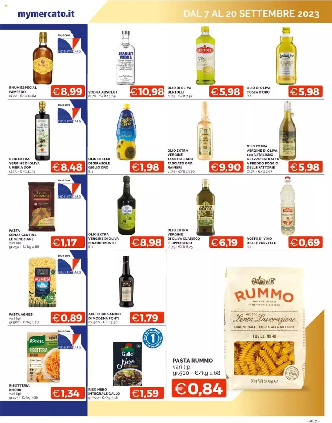 Volantino Mercatò da 7 settembre a 20 settembre di 2023 - Pagina del volantino 7