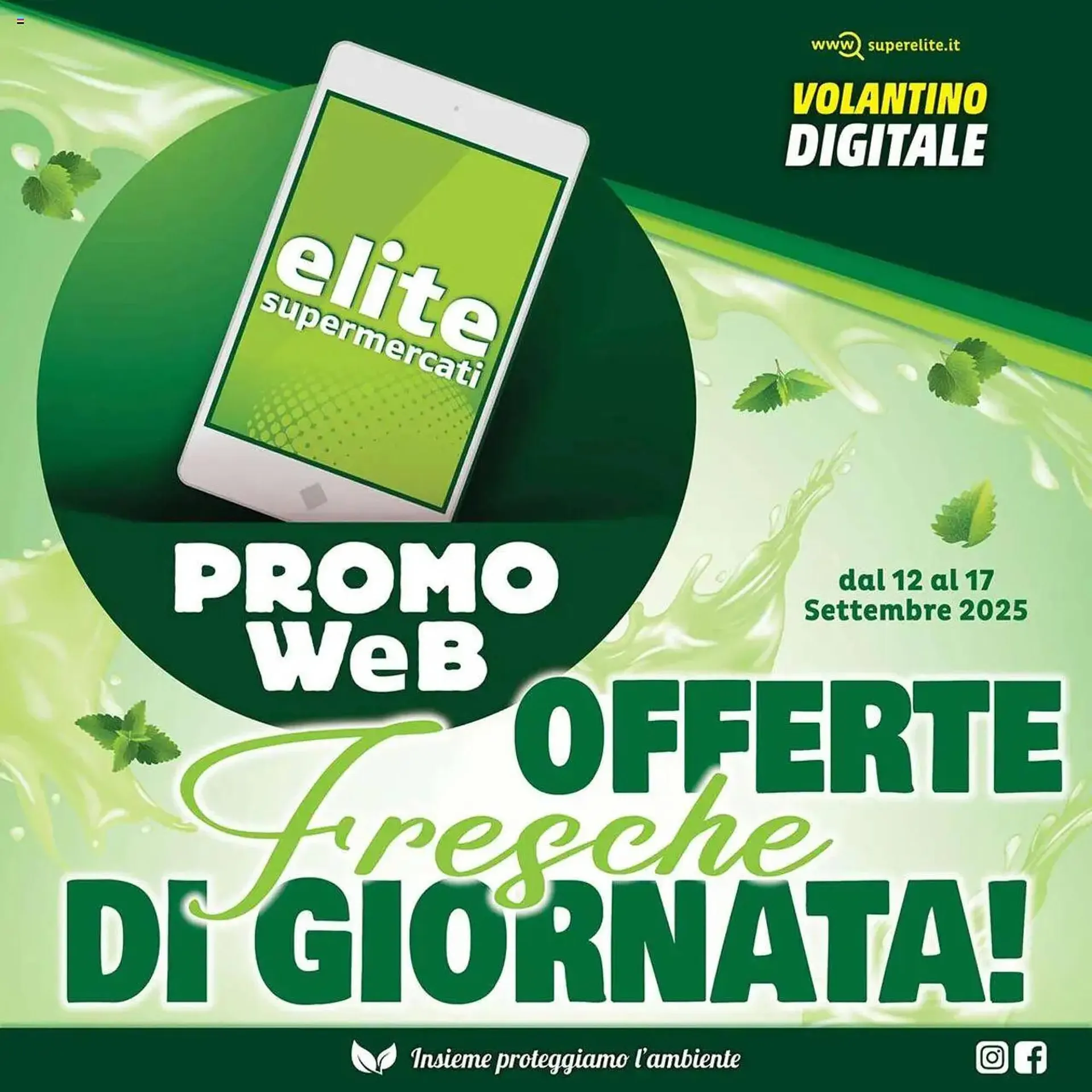 Volantino Elite da 12 settembre a 17 settembre di 2025 - Pagina del volantino 1