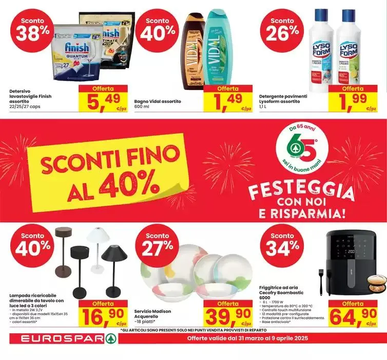 Volantino Sconti fino al 50% da 31 marzo a 9 aprile di 2025 - Pagina del volantino 4