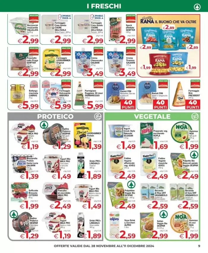 Sottocosto da 28 novembre a 9 dicembre di 2024 - Pagina del volantino 9