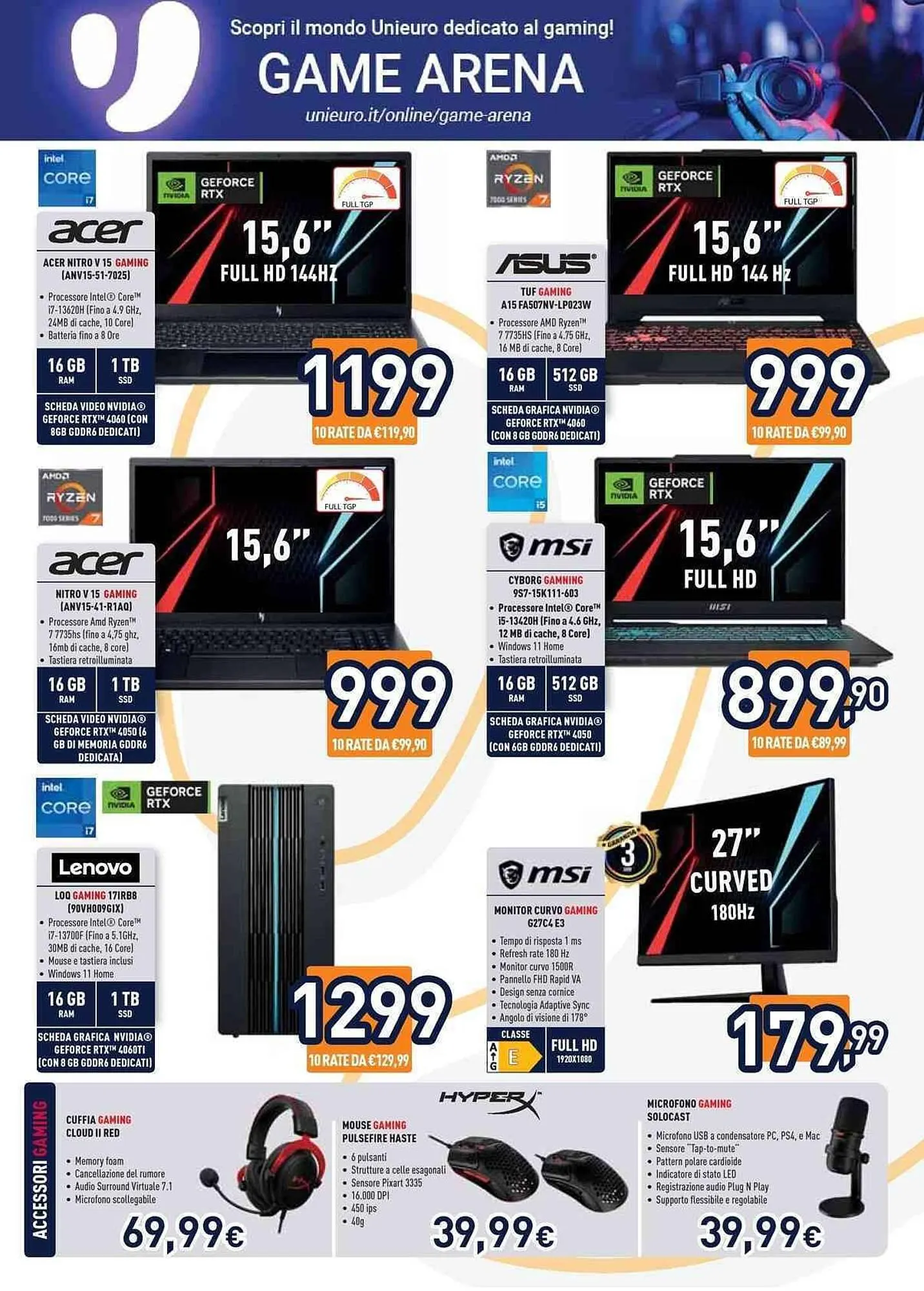 Volantino Unieuro da 20 settembre a 3 ottobre di 2024 - Pagina del volantino 27