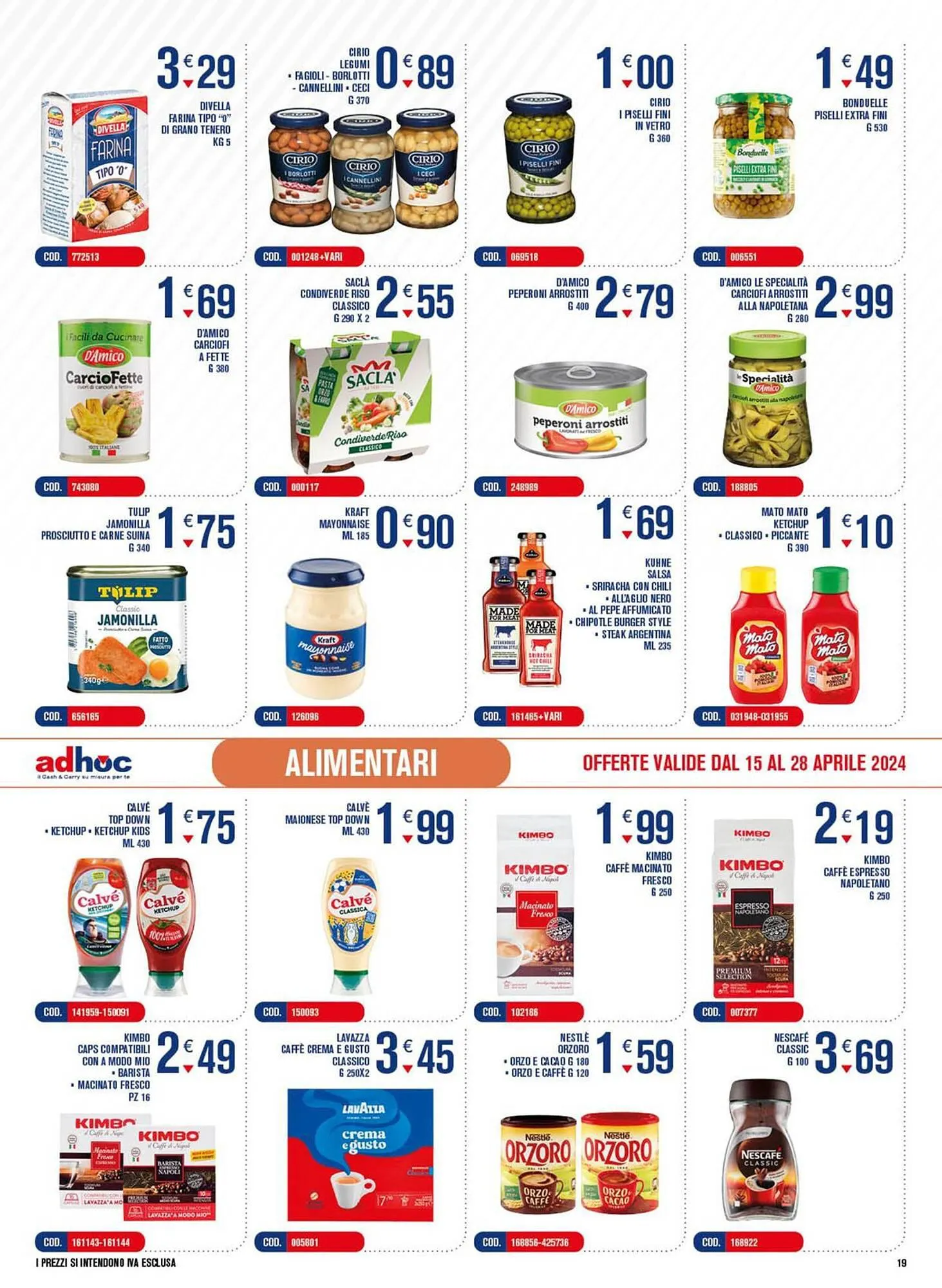 Volantino Adhoc da 15 aprile a 28 aprile di 2024 - Pagina del volantino 19