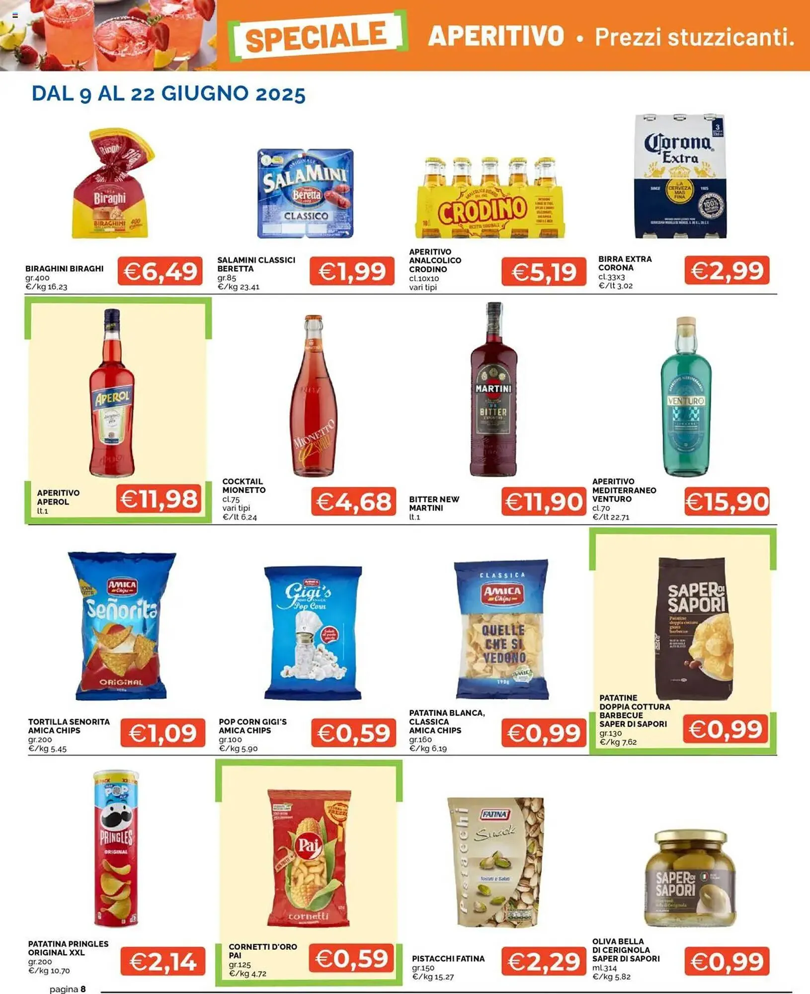 Volantino Mercatò da 9 giugno a 22 giugno di 2025 - Pagina del volantino 8