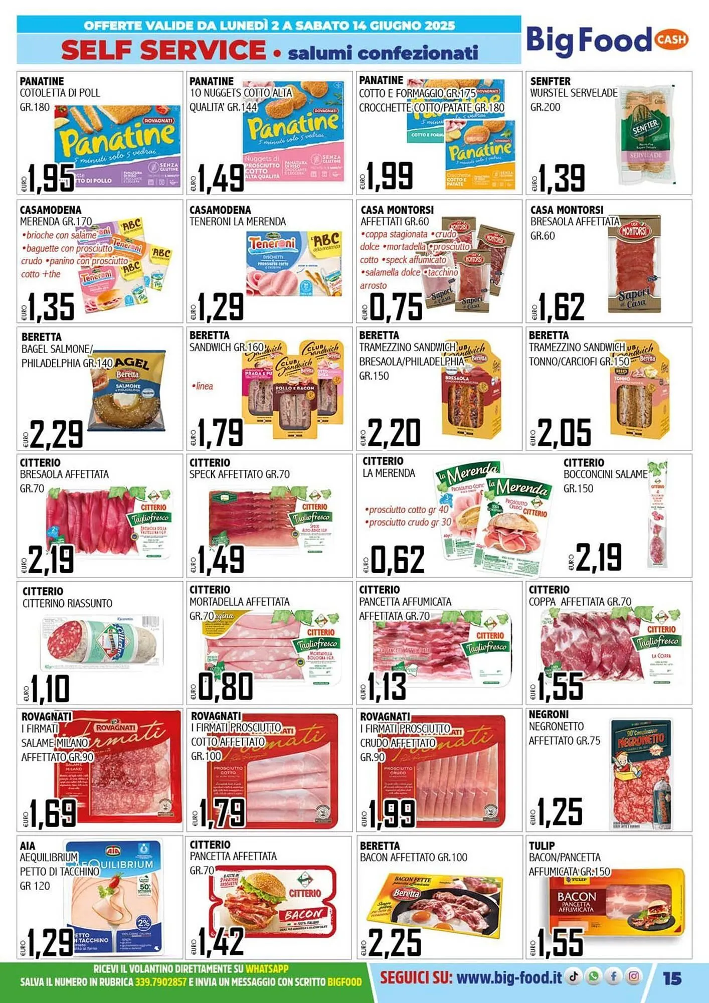 Volantino Big Food da 2 giugno a 14 giugno di 2025 - Pagina del volantino 15