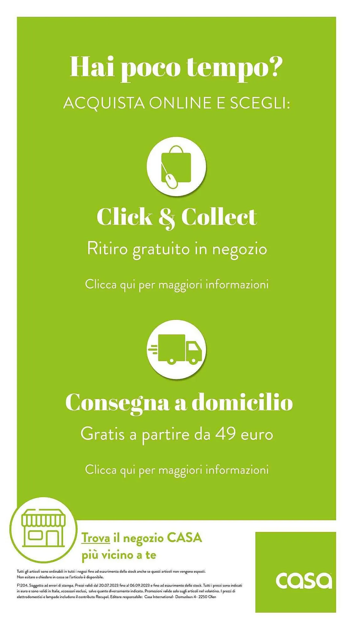 Volantino Casa da 24 luglio a 6 settembre di 2023 - Pagina del volantino 19