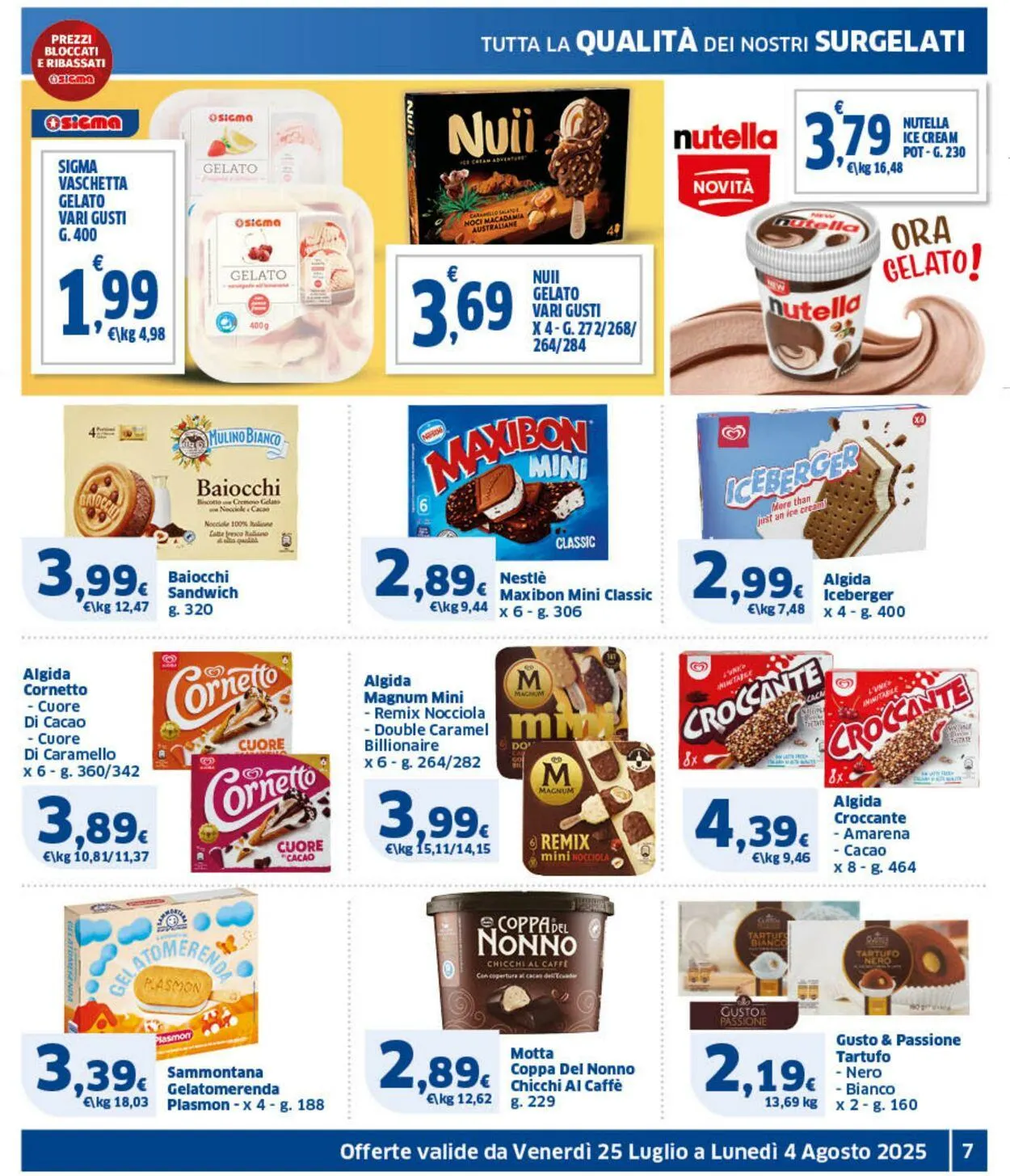 Sigma - Roma Volantino attuale da 25 luglio a 4 agosto di 2025 - Pagina del volantino 7
