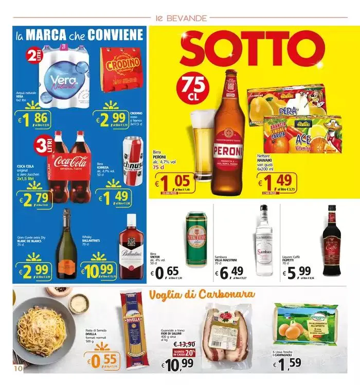 Sotto costo da 4 marzo a 13 marzo di 2025 - Pagina del volantino 10
