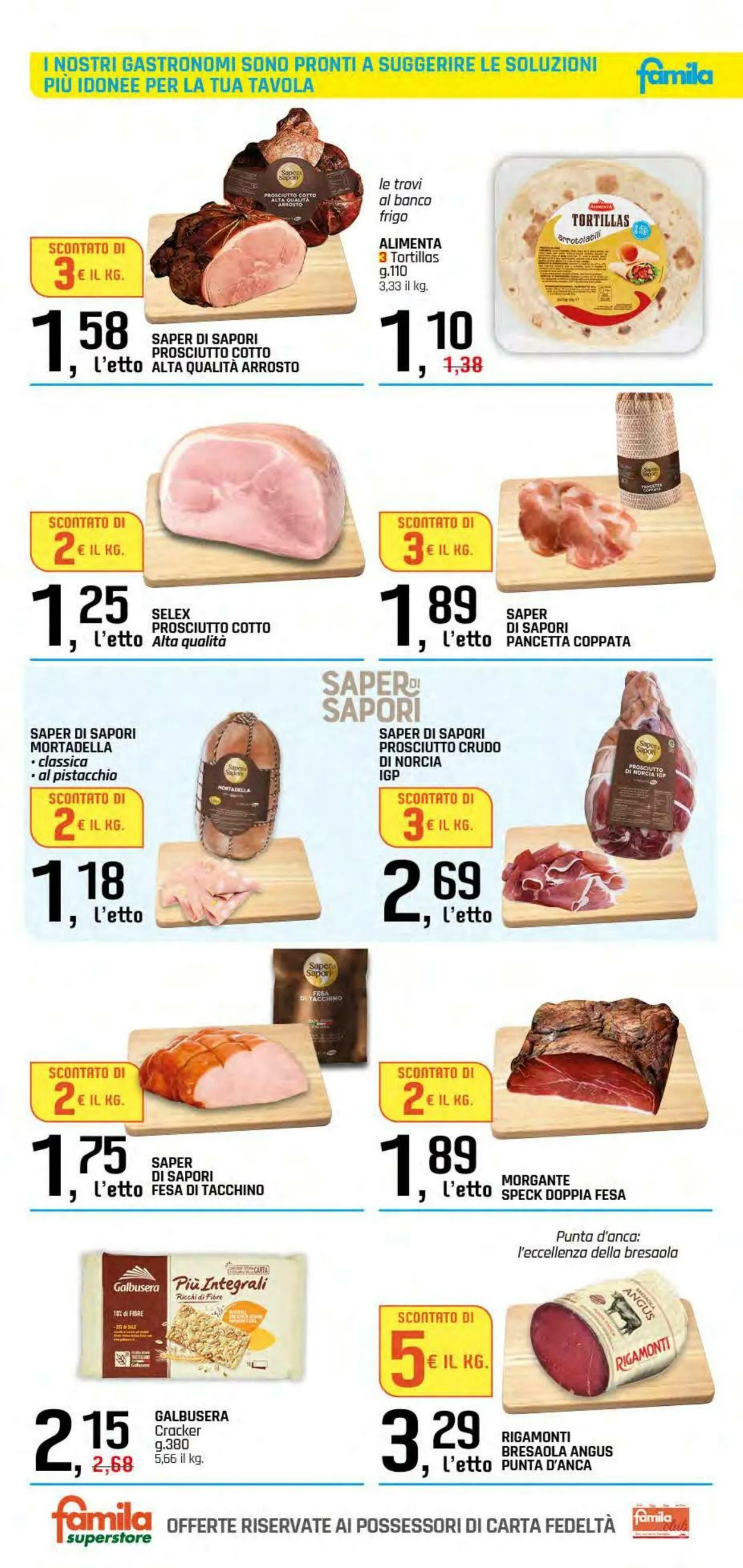 Famila Volantino attuale da 10 luglio a 19 luglio di 2025 - Pagina del volantino 6