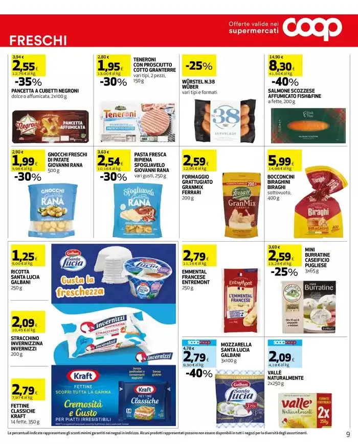 -25% su prodotti della linea da 27 marzo a 9 aprile di 2025 - Pagina del volantino 9