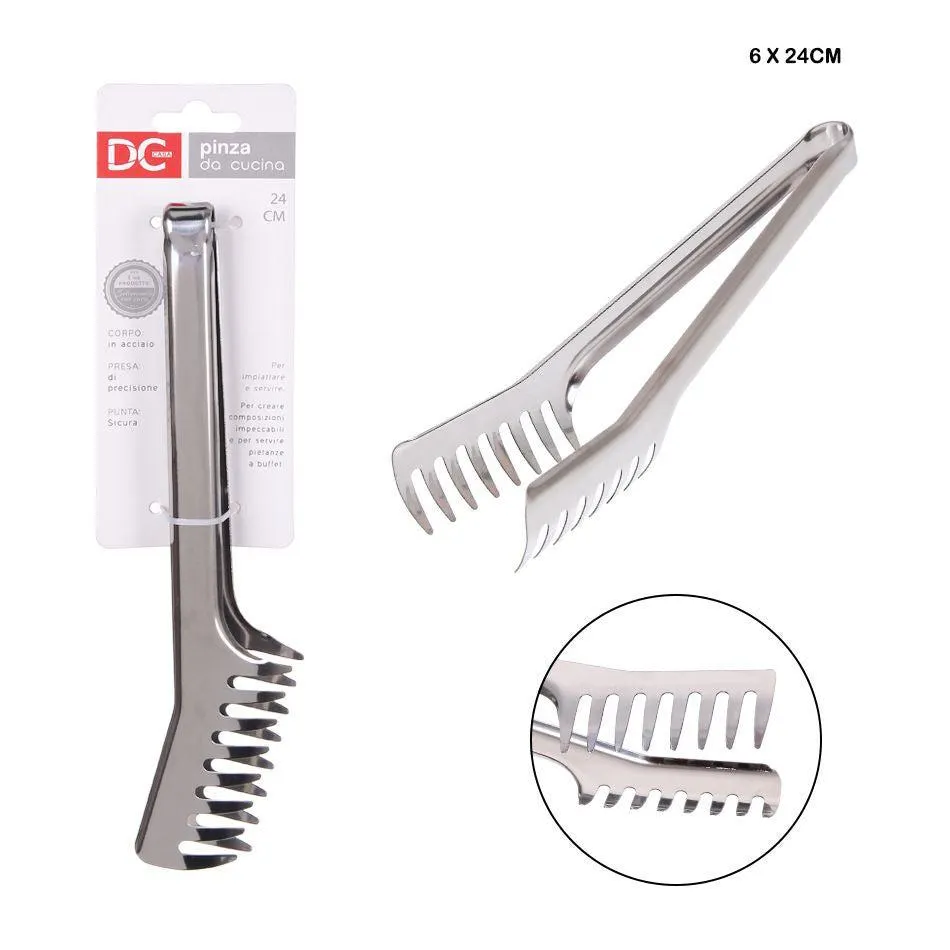 Dc Stainless Steel Kitchen Tongs 25X6Cm