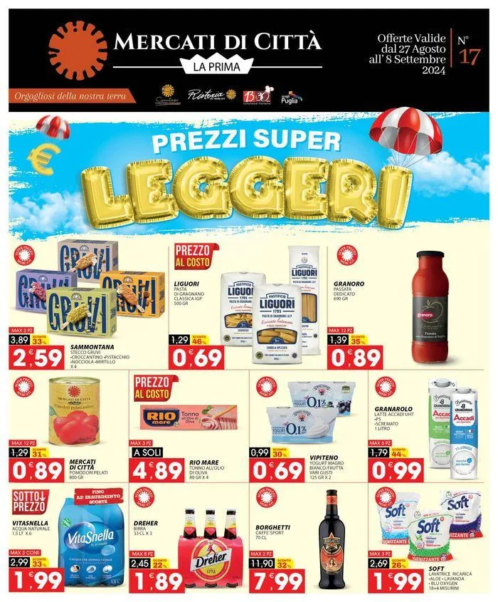 Prezzi super leggeri da 27 agosto a 8 settembre di 2024 - Pagina del volantino 1