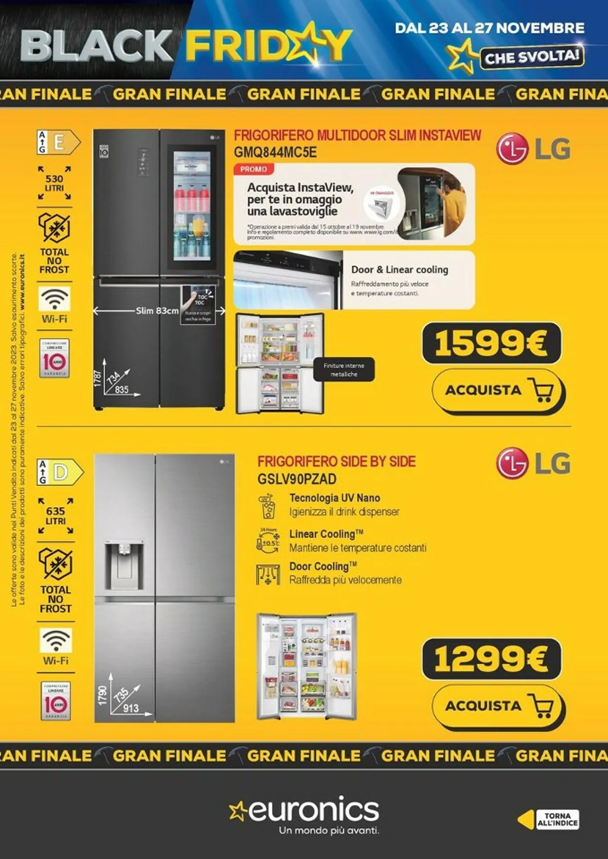 Euronics Volantino attuale da 23 novembre a 27 novembre di 2023 - Pagina del volantino 47