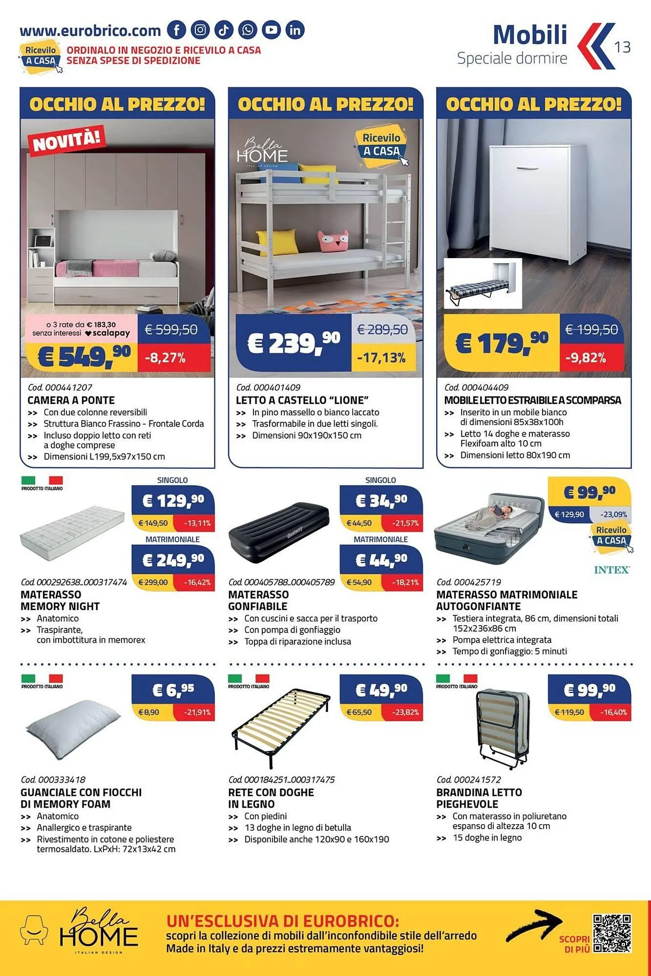 Volantino Eurobrico da 4 dicembre a 6 gennaio di 2026 - Pagina del volantino 13