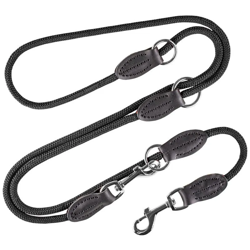 Petup Guinzaglio d'addestramento in corda 8x2000 mm Nero