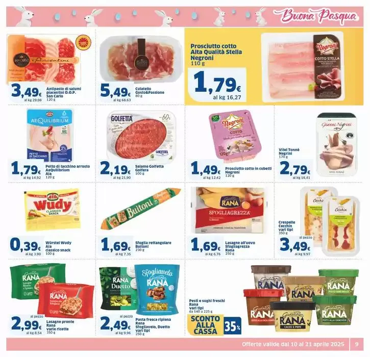 Buona Pasqua, Sigma da 10 aprile a 21 aprile di 2025 - Pagina del volantino 9