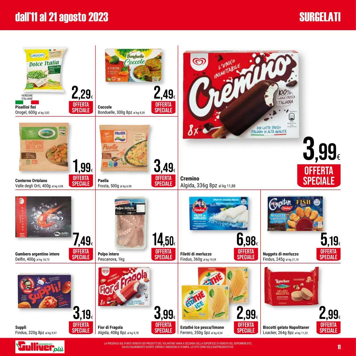 Gulliver Volantino attuale da 11 agosto a 21 agosto di 2023 - Pagina del volantino 11