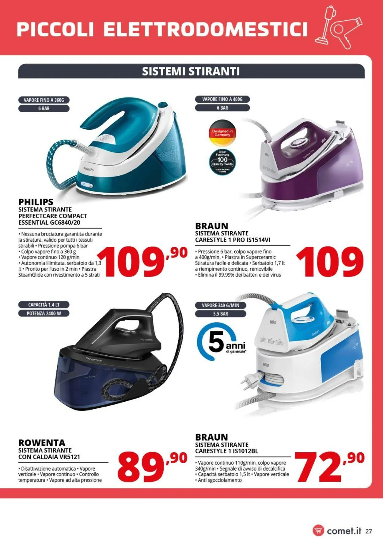 Comet Volantino attuale da 22 agosto a 11 settembre di 2025 - Pagina del volantino 27