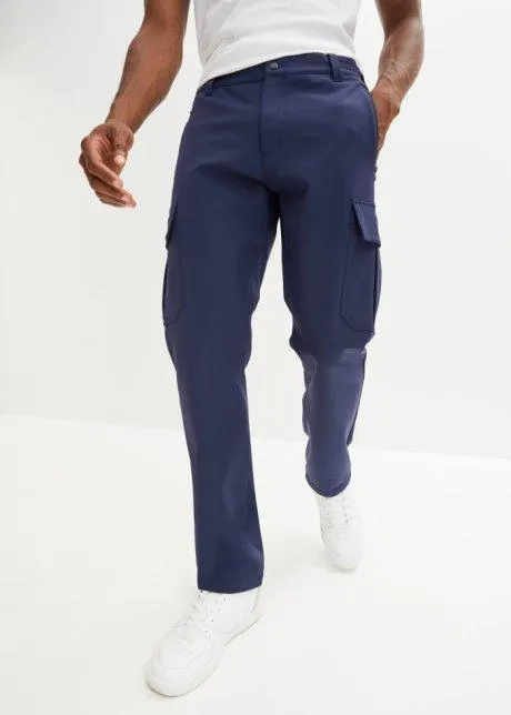 Pantaloni funzionali con cinta comoda elasticizzati in 4 direzioni, regular fit