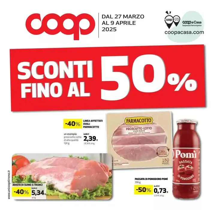 Sconti fino al 50% da 27 marzo a 9 aprile di 2025 - Pagina del volantino 1