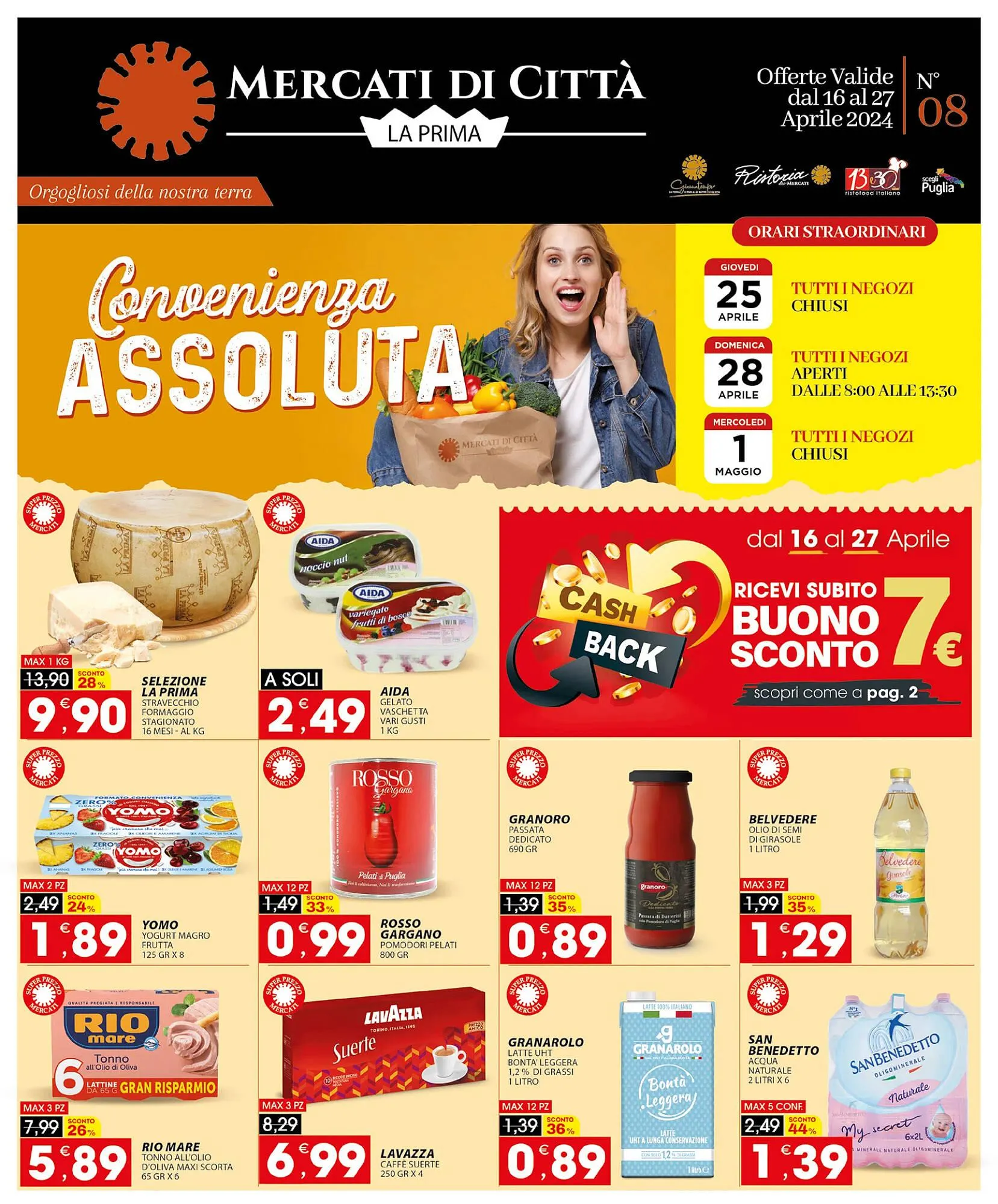 Volantino Mercati di Città La Prima da 16 aprile a 27 aprile di 2024 - Pagina del volantino 