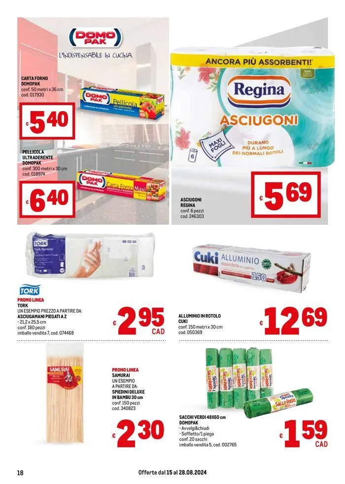 Offerte per te da 15 agosto a 28 agosto di 2024 - Pagina del volantino 18