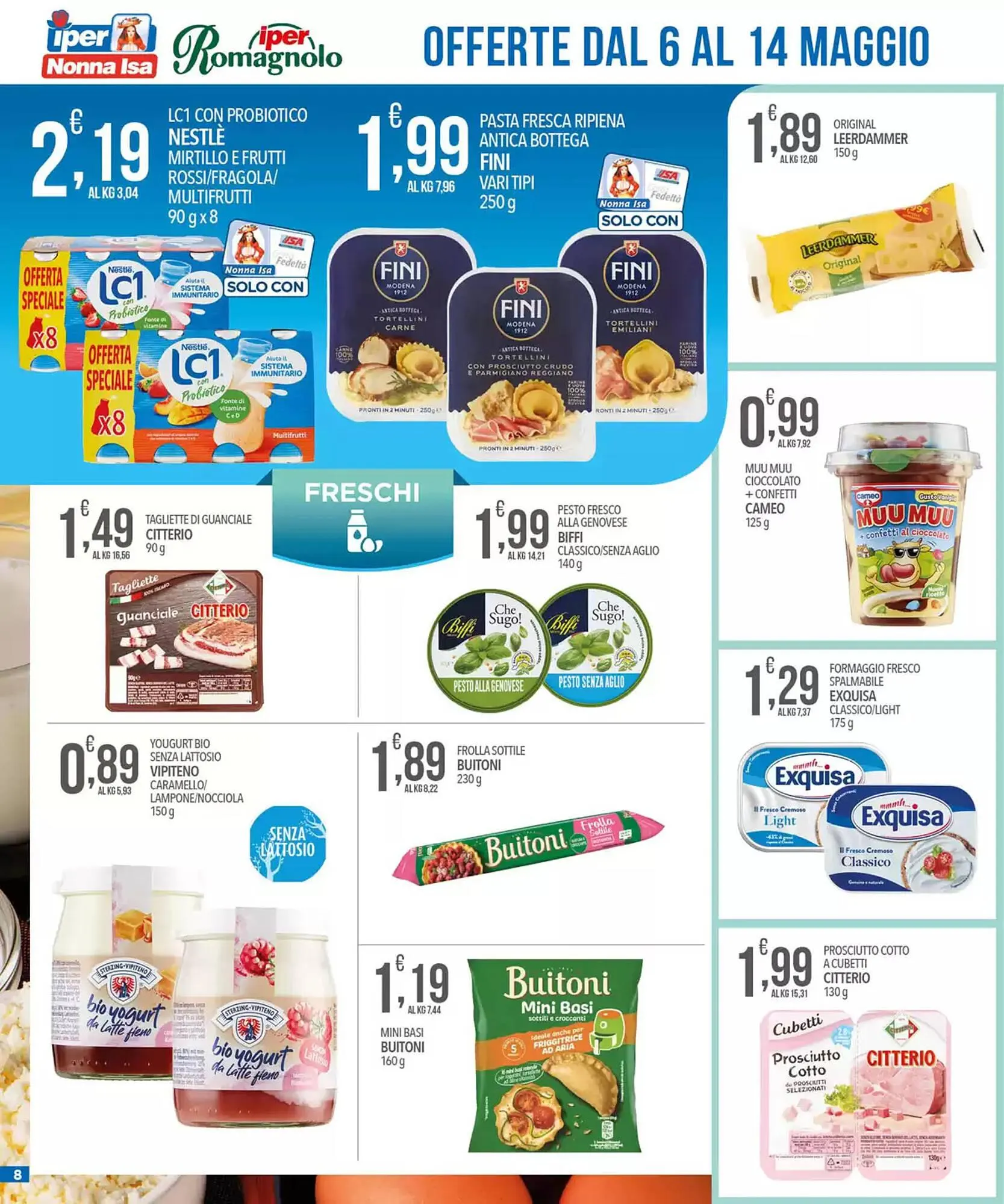 Volantino Iper Romagnolo da 6 maggio a 14 maggio di 2025 - Pagina del volantino 8