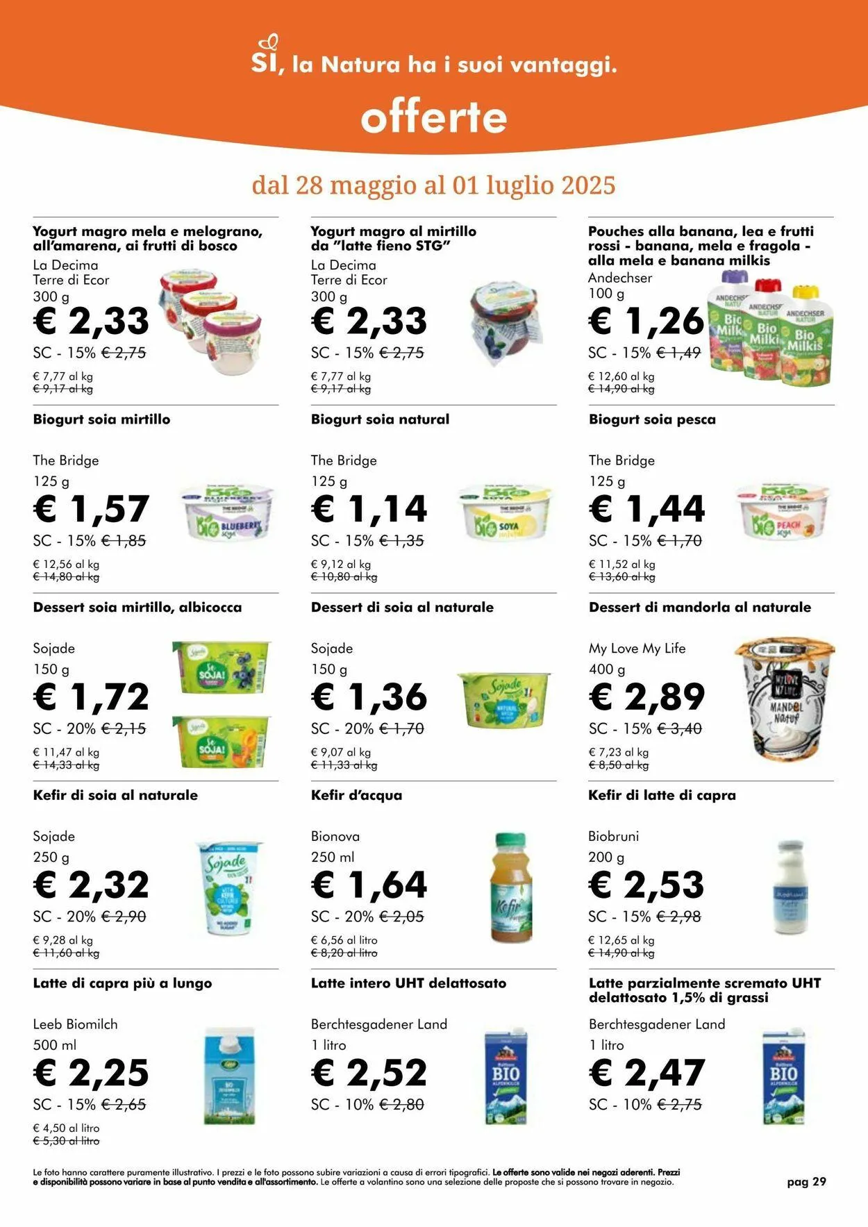 Natura Sì Volantino attuale da 8 luglio a 22 luglio di 2025 - Pagina del volantino 29