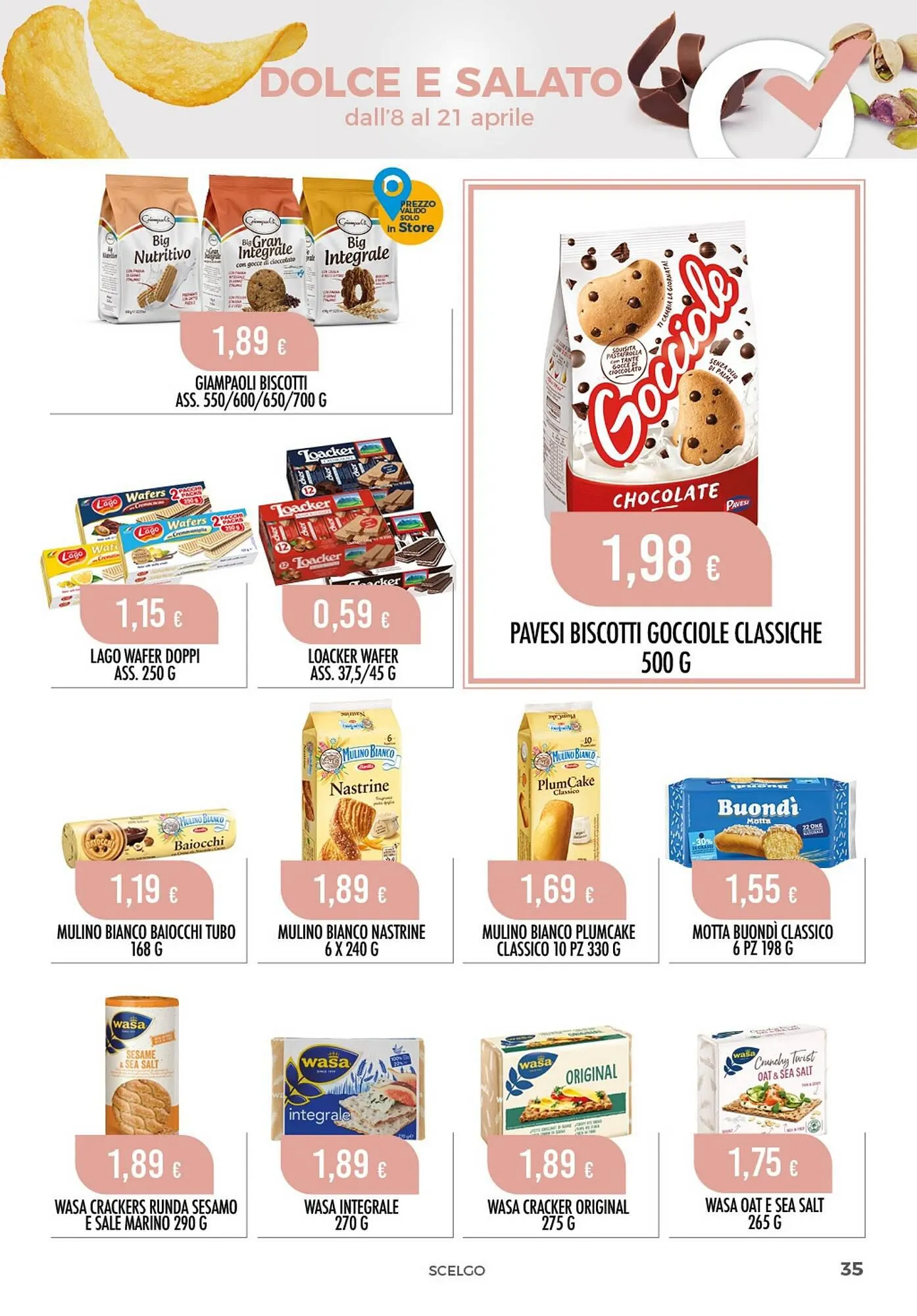 Volantino Scelgo da 8 aprile a 21 aprile di 2024 - Pagina del volantino 35