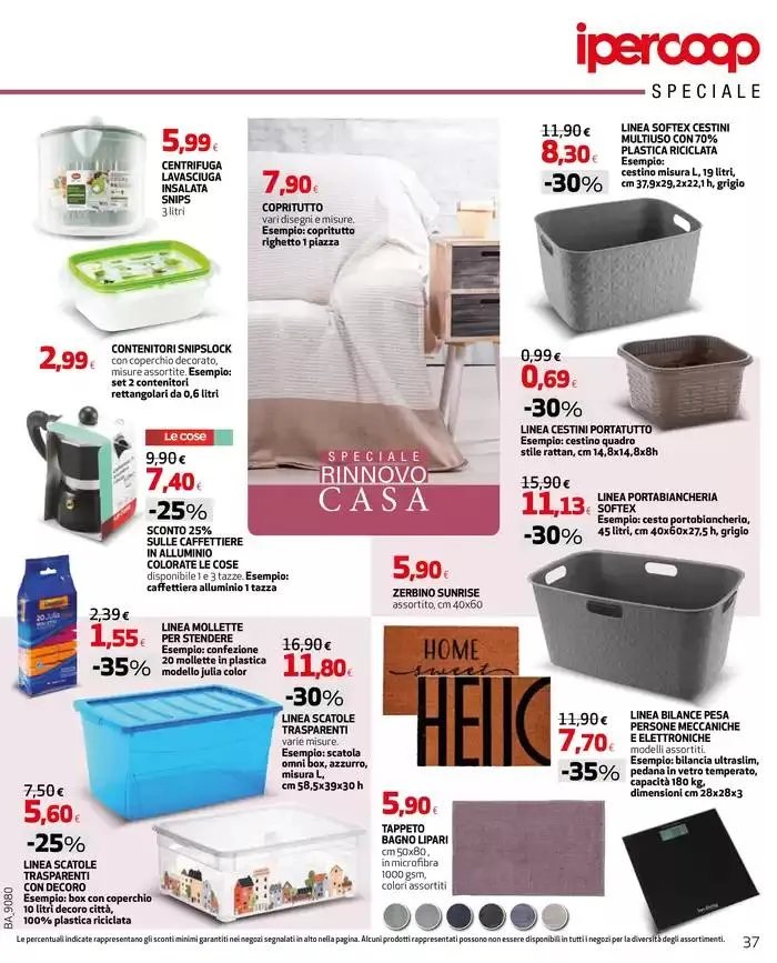 Grandi marche 30% 40% 50% da 8 maggio a 21 maggio di 2025 - Pagina del volantino 37