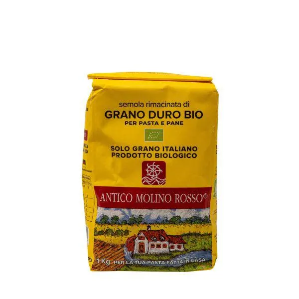 Semola di Grano Duro Rimacinata Antico Molino Rosso 1000 G