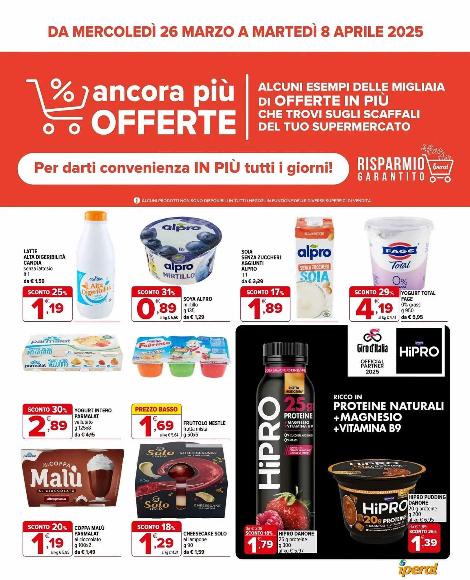 Volantino Iperal da 26 marzo a 8 aprile di 2025 - Pagina del volantino 1