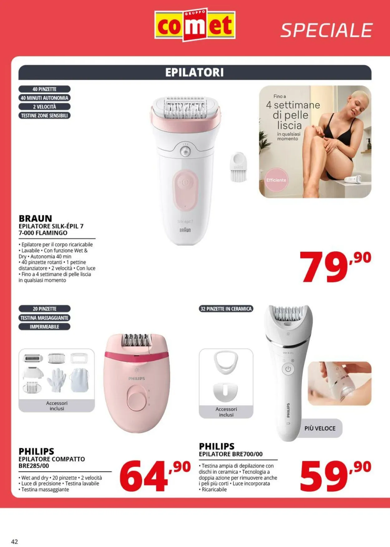 Comet Volantino attuale da 1 agosto a 20 agosto di 2025 - Pagina del volantino 42
