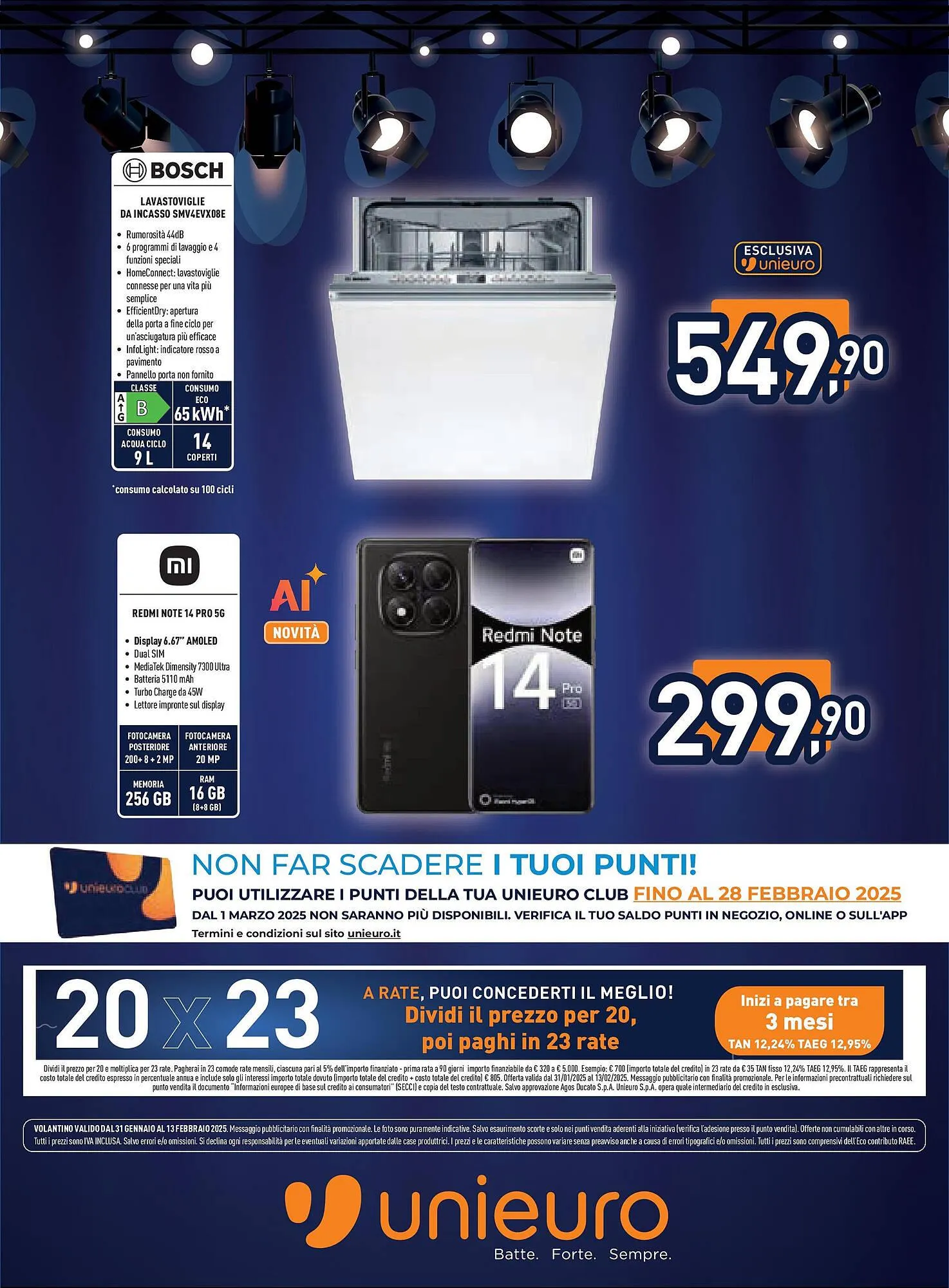 Volantino Unieuro da 30 gennaio a 13 febbraio di 2025 - Pagina del volantino 26