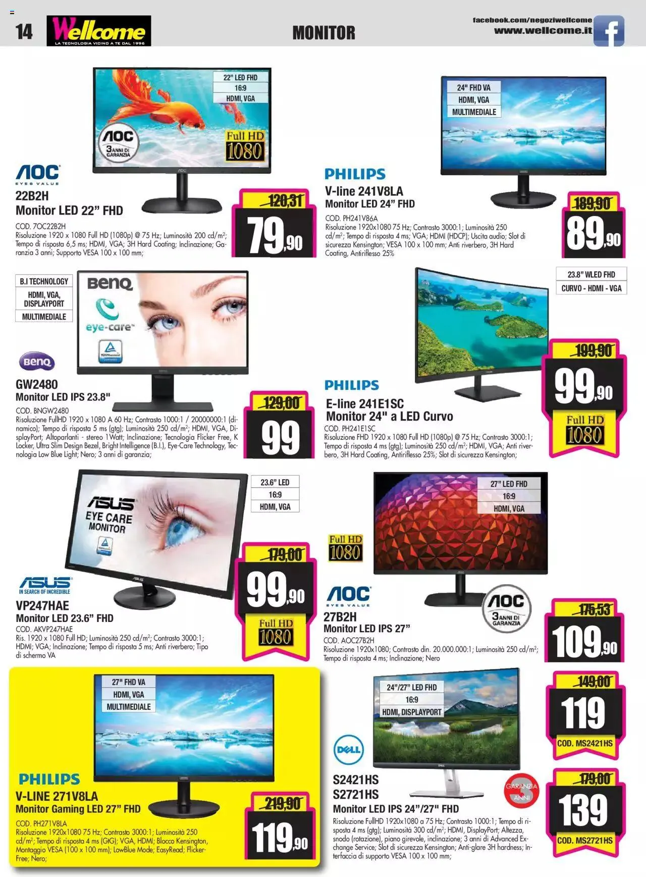 Volantino Wellcome da 19 gennaio a 19 febbraio di 2024 - Pagina del volantino 14