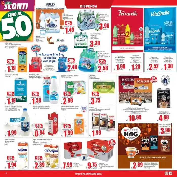 Sconti fino al 50% da 8 maggio a 21 maggio di 2025 - Pagina del volantino 4