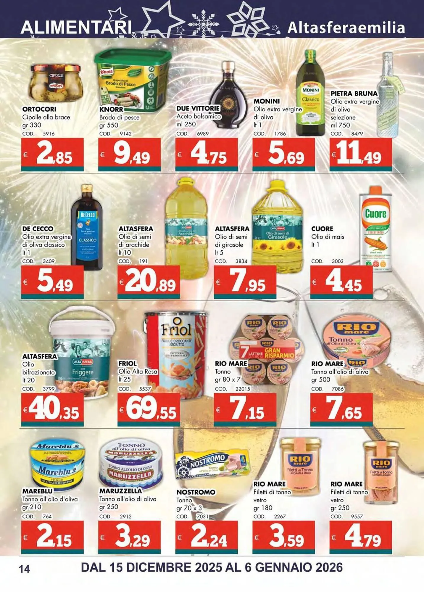 Volantino Altasfera da 15 dicembre a 6 gennaio di 2026 - Pagina del volantino 14