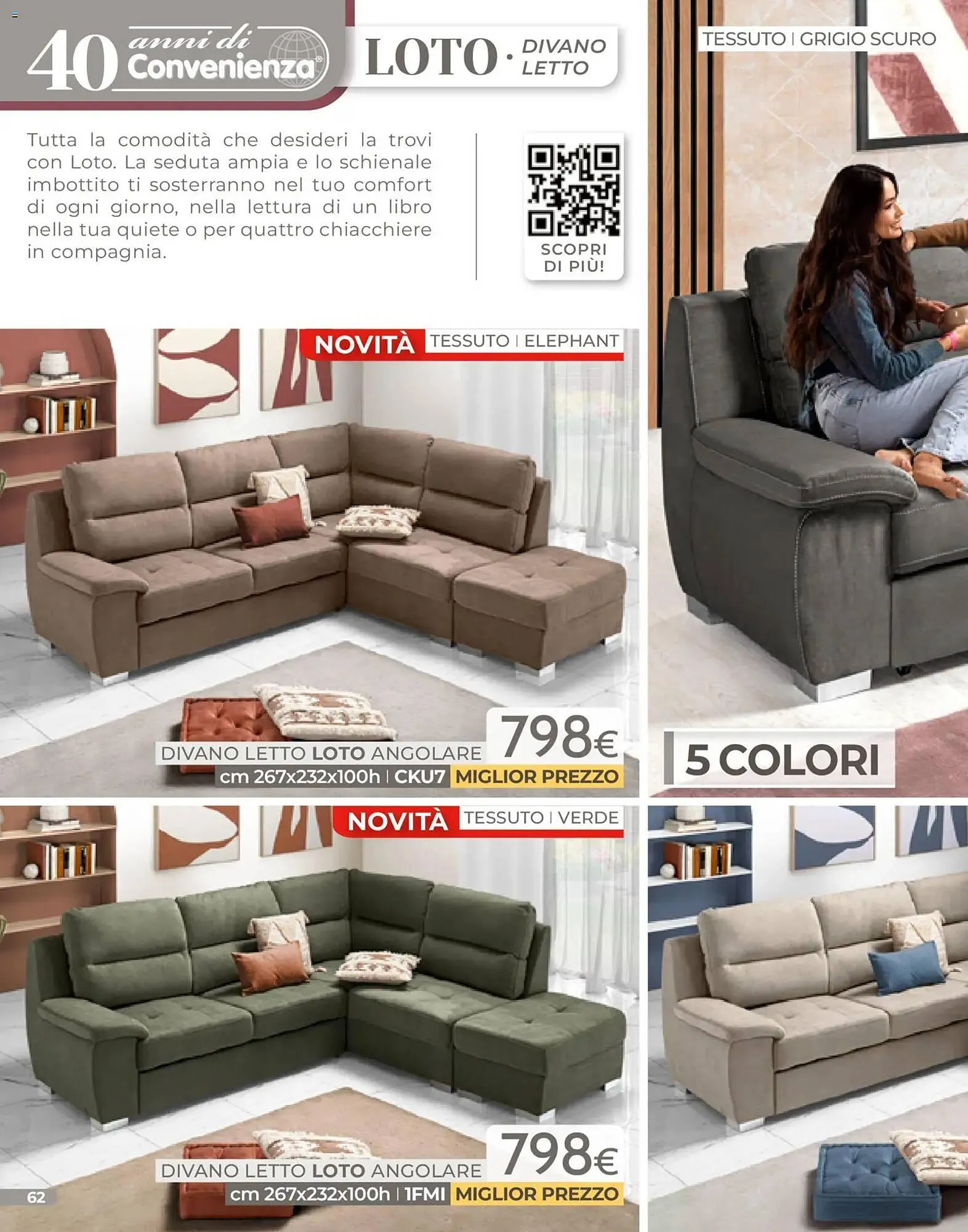 Volantino Mondo Convenienza da 4 gennaio a 31 gennaio di 2026 - Pagina del volantino 62