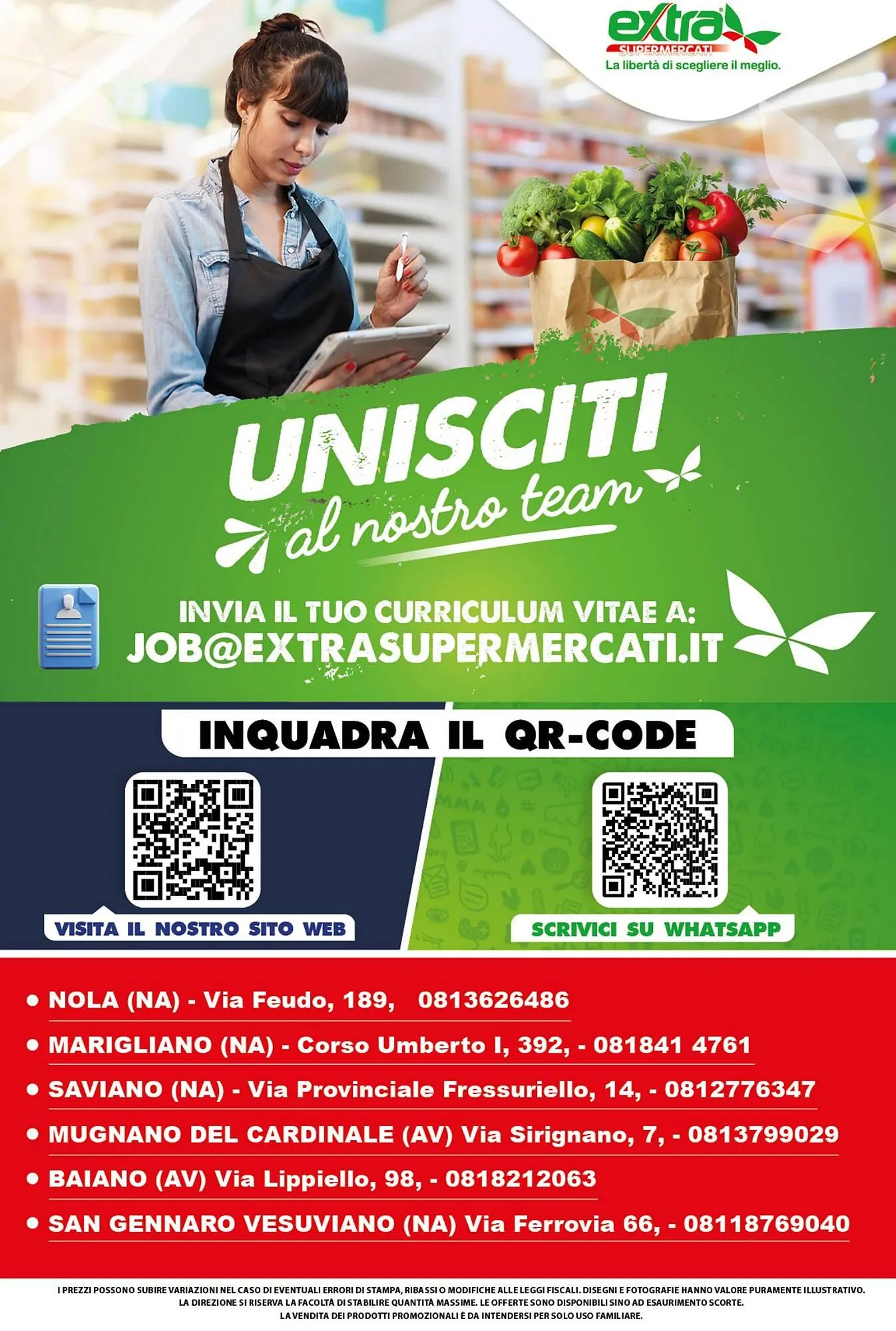 Volantino Extra Supermercati da 11 aprile a 21 aprile di 2025 - Pagina del volantino 20