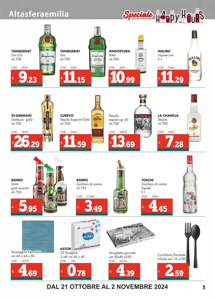 Special happy hours da 21 ottobre a 2 novembre di 2024 - Pagina del volantino 5