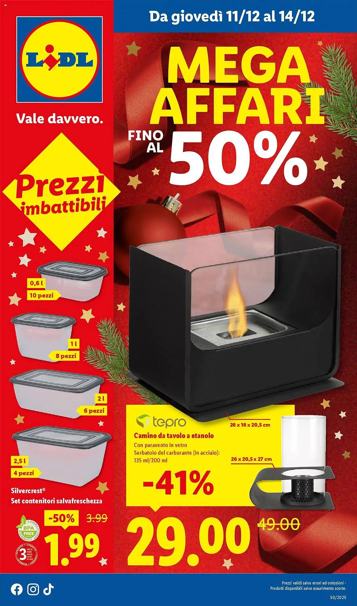 Volantino Lidl da 11 dicembre a 14 dicembre di 2025 - Pagina del volantino 1