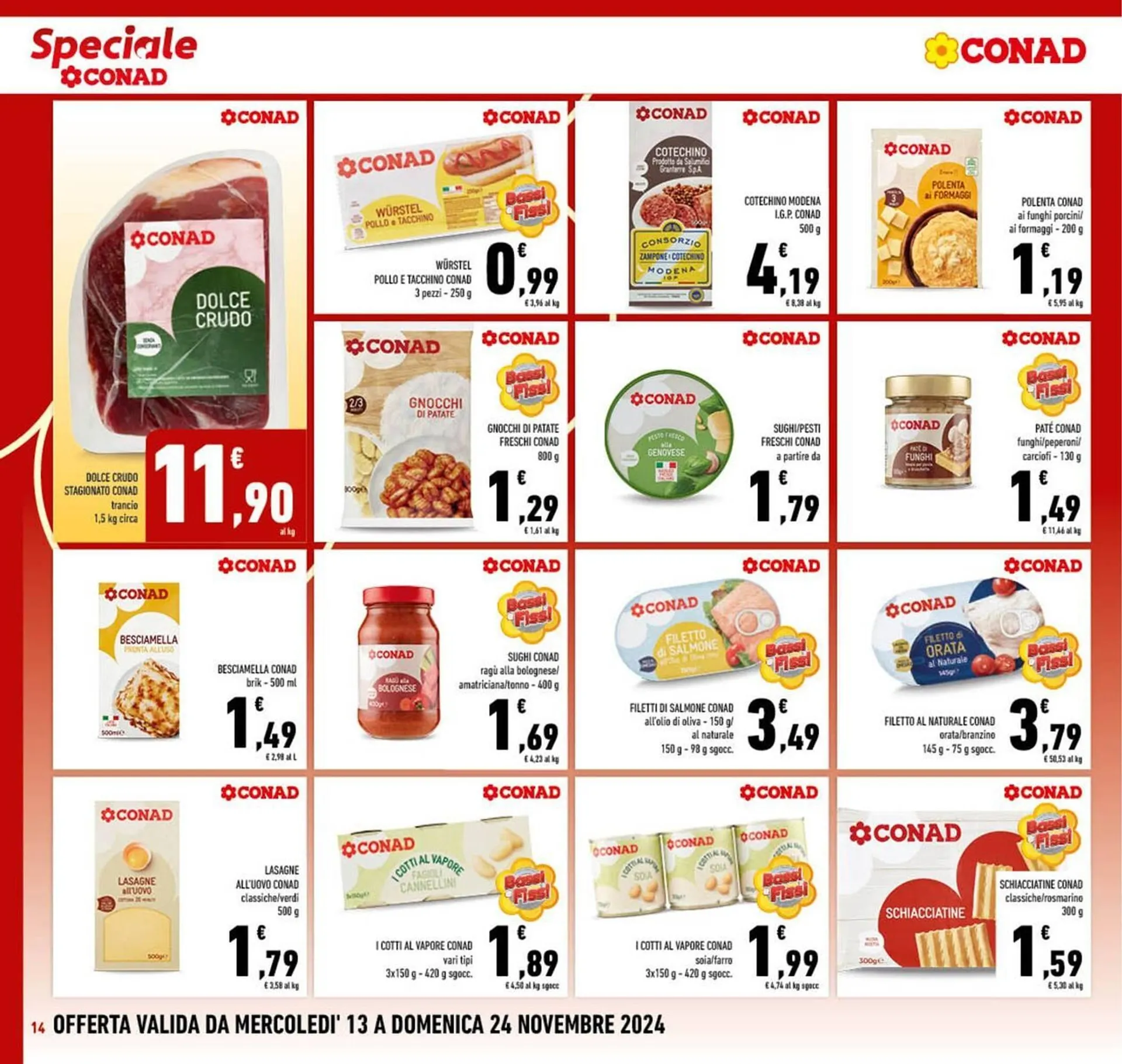 Volantino Conad da 13 novembre a 24 novembre di 2024 - Pagina del volantino 14