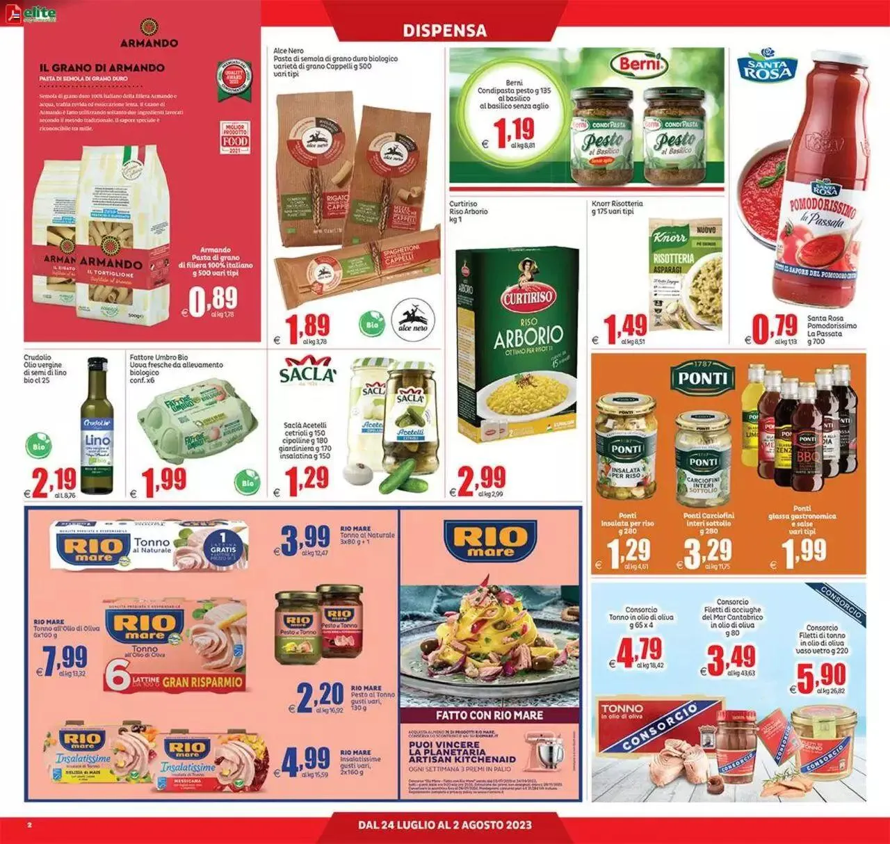 Volantino Elite Supermercati da 24 luglio a 2 agosto di 2023 - Pagina del volantino 2