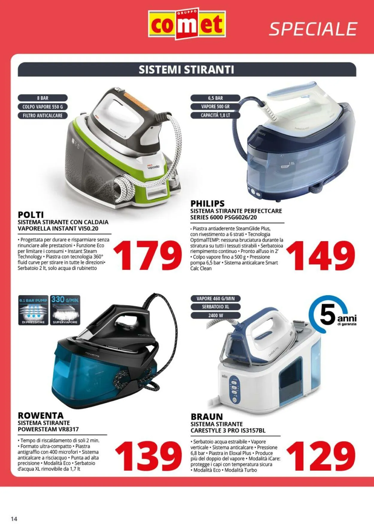 Comet Volantino attuale da 1 agosto a 20 agosto di 2025 - Pagina del volantino 14