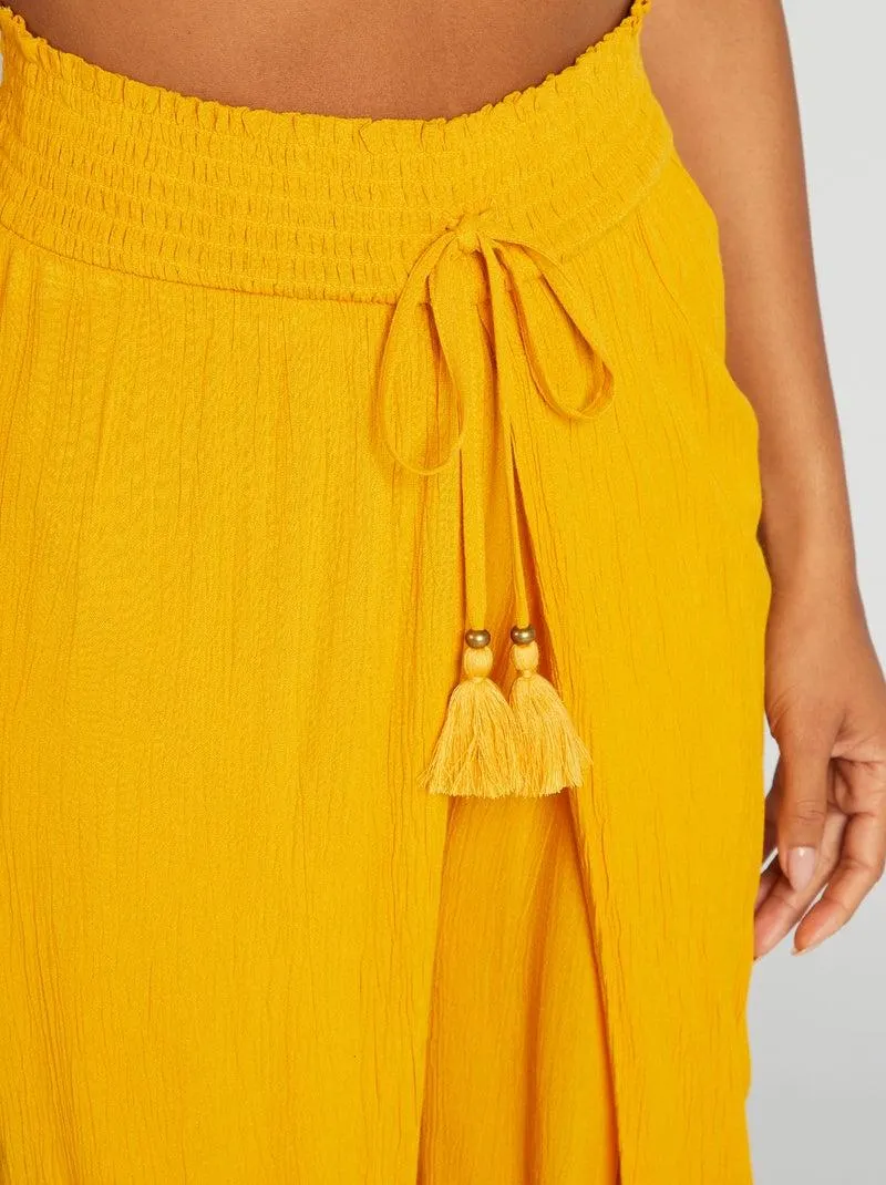 Pantaloni da mare larghi - ARANCIONE