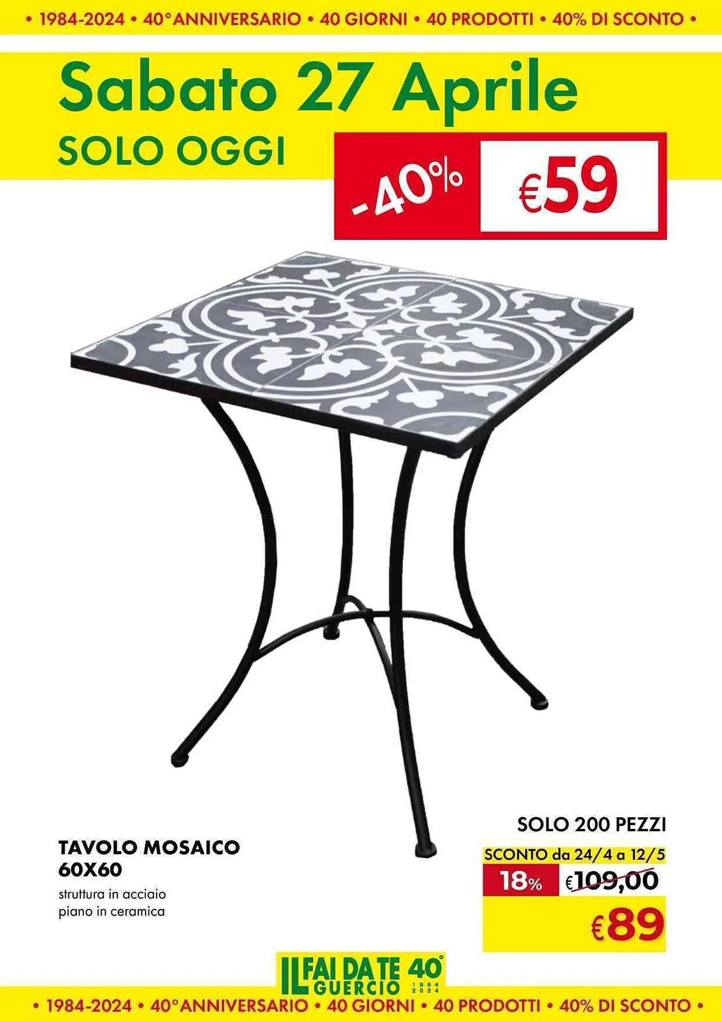 Volantino Il Fai Da Te Guercio da 25 aprile a 12 maggio di 2024 - Pagina del volantino 4