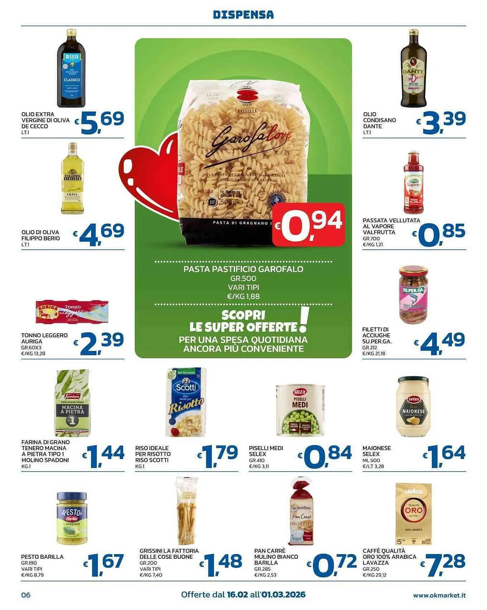 Volantino Ok Market da 16 febbraio a 1 marzo di 2026 - Pagina del volantino 6