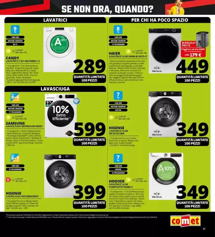 Black Friday Gran Finale da Comet! da 27 novembre a 2 dicembre di 2024 - Pagina del volantino 37