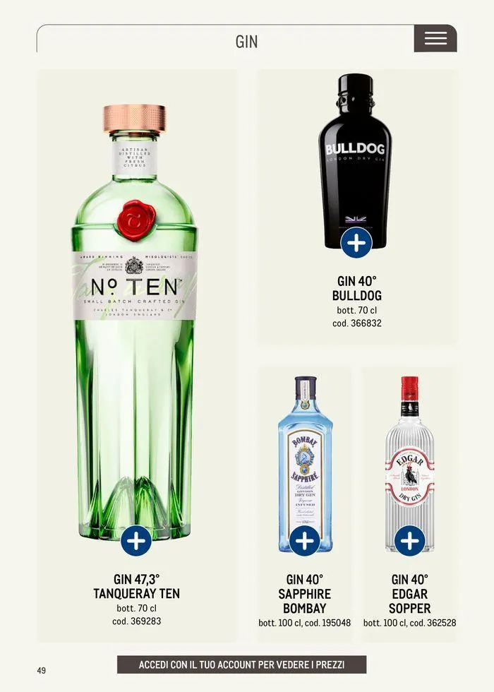 Catalogo aperitivo 2024 beverage da 20 maggio a 31 marzo di 2025 - Pagina del volantino 49