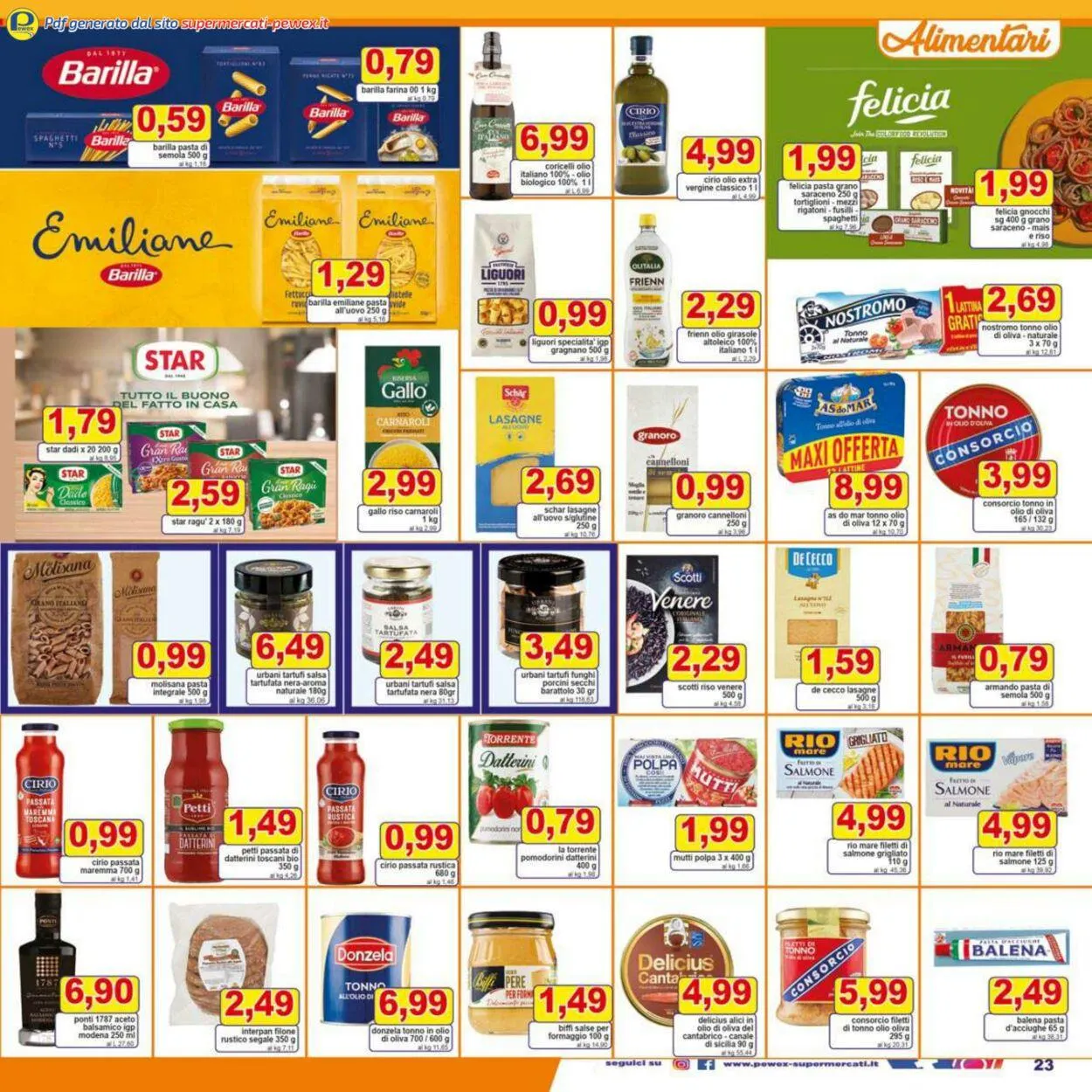 Pewex Volantino attuale da 12 gennaio a 26 gennaio di 2026 - Pagina del volantino 23