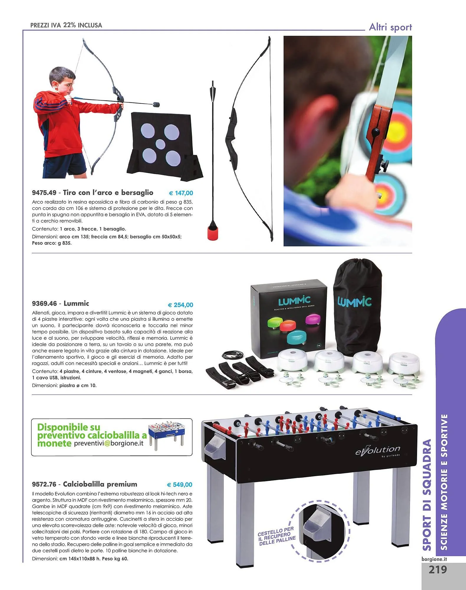 Volantino Borgione Sport da 31 dicembre a 31 dicembre di 2025 - Pagina del volantino 219